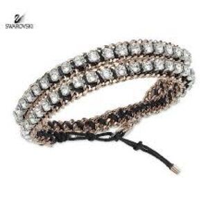 Swarovski Women's Gold and Silver Bracelet